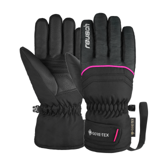 Reusch Teddy GORE-TEX Junior 6291322 7771 schwarz grau pink 1